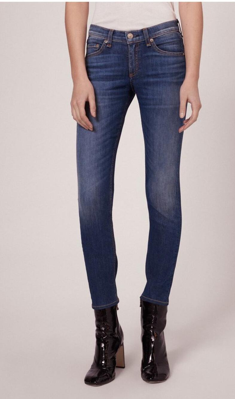 Rag & Bone Skinny Denim Jeans Woodford Dark Wash 28